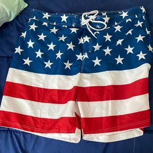 Men’s 4th of July Swimtrunks